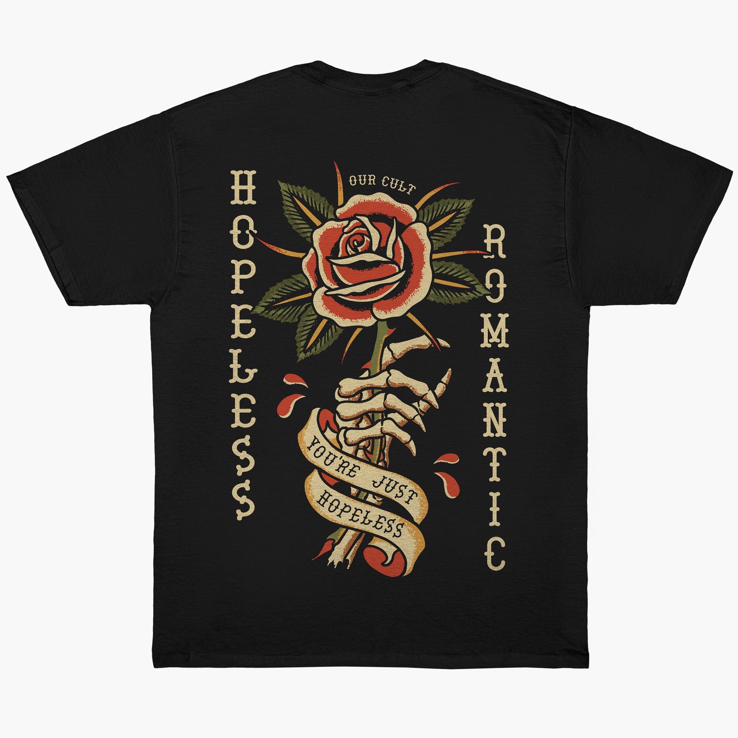 HOPELESS ROMANTIC - tričko s potiskem