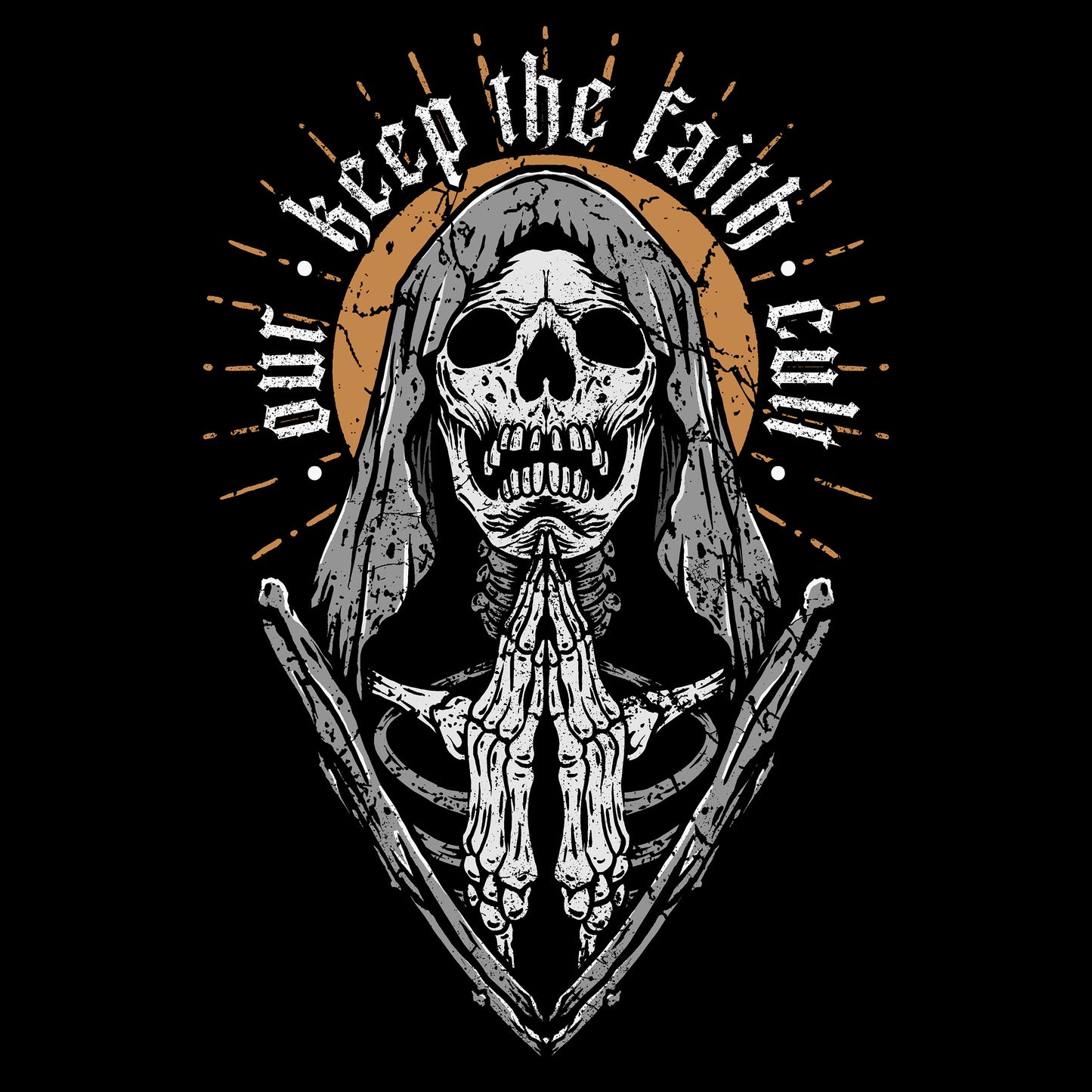 KEEP THE FAITH - tričko s potiskem